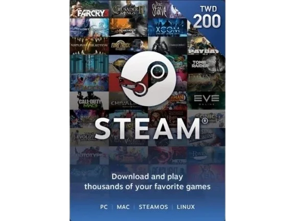 Steam 台灣禮品卡代儲值